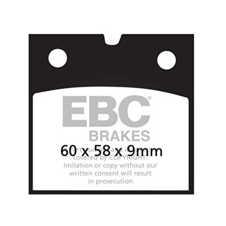 EBC FA077 BMW R80 , R850 R100GS 84-96 ÖN FREN BALATASI