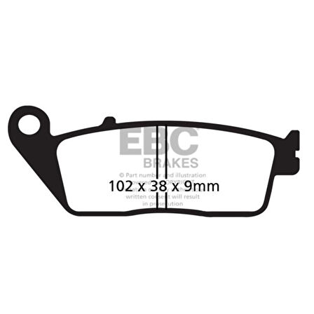 EBC FA142 HONDA CBR 250 , SUZUKI GW250 INAZUMA ÖN FREN BALATASI