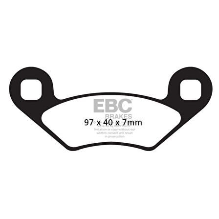 EBC FA159R POLARIS ÖN ARKA SINTER OFFROAD FREN BALATASI