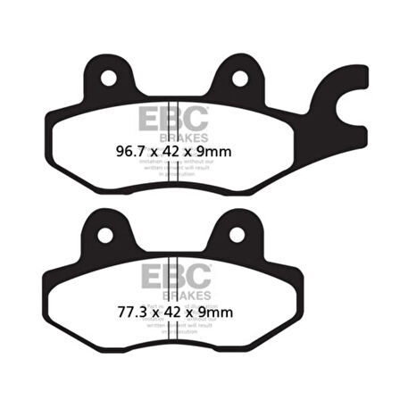 EBC FA197 BAJAJ 250 ÖN , KAWASAKİ NINJA/SL 250 15-16 ÖN ARKA FREN BALATASI