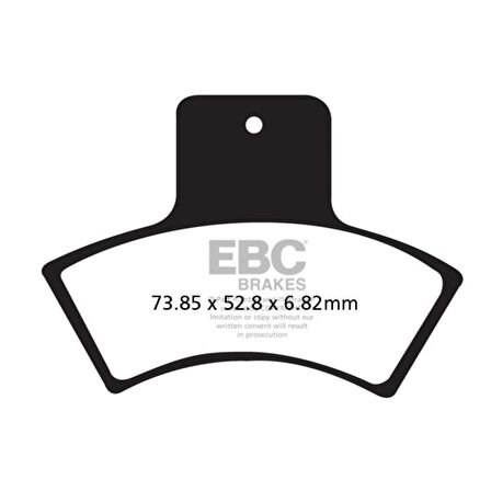 EBC FA270R POLARIS SCRAMBLER , SPORTSMAN EBC SINTER FREN BALATASI