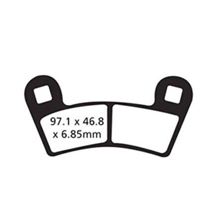 EBC FA456R POLARIS OUTLAW-RZR570/800/900 SINTER FREN BALATASI