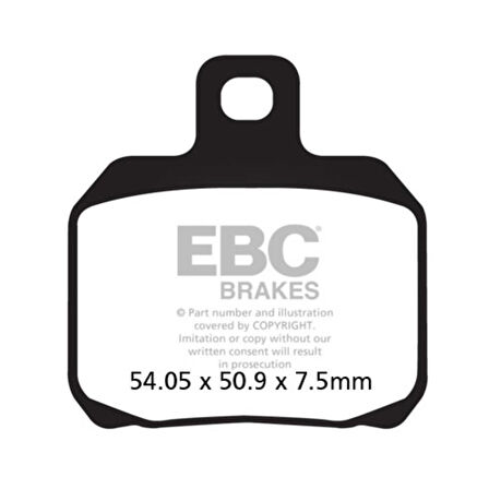 EBC SFA266 SCOOTER FREN BALATASI