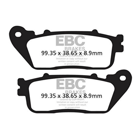 EBC FA488HH HONDA VFR800 , CB1000R , VFR1200 F/FA 10-16 SINTER ÖN FREN BALATASI