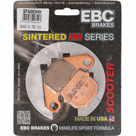 EBC SFA083/2HH PEUGEOT KESBEE 50 ÖN , DERBİ SENDA ARKA , METROPOLIS EL FREN BALATASI