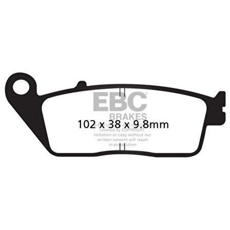 EBC SFA196HH BMW C600/C650 CARBON ÖN FREN BALATASI