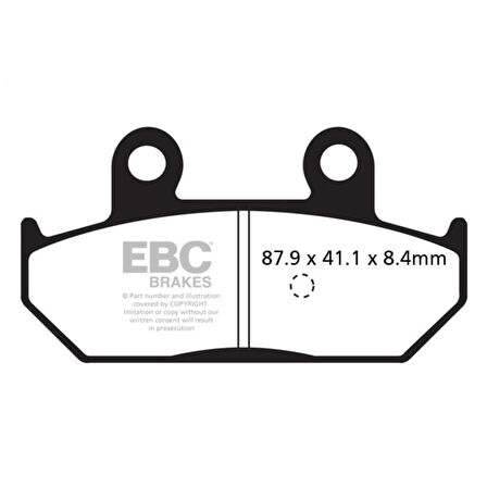 EBC SFA412HH SINTER SCOOTER PERFORMANS BALATASI