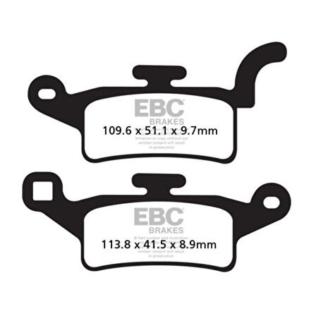 EBC SFA492 SCOOTER FREN BALATASI