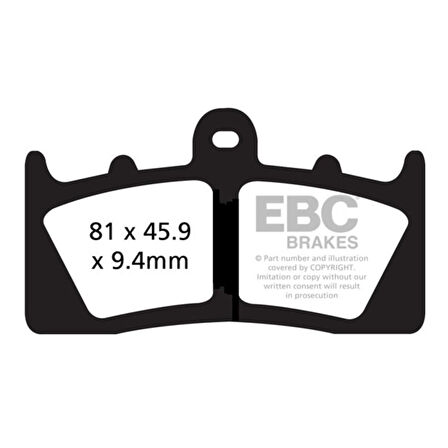 EBC FA613HH BMW K1600 GT/GTL SINTER ÖN FREN BALATASI