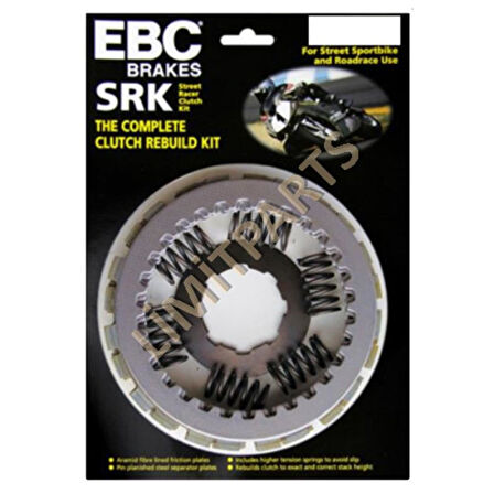 EBC SRK087 YAMAHA YZF-R6 06-18 KOMPLE FİBER DEBRİYAJ SETİ (9 Plaka)