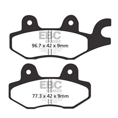 EBC SFAC197 HONDA CBF250 04/07, BAJAJ AVENGER 150/200,KYMCO AGILITY125 FREN BALATAS
