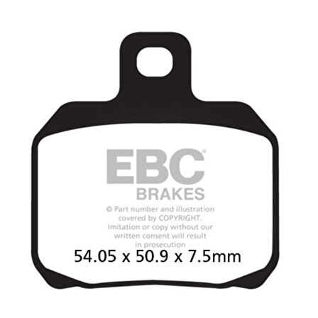 EBC SFAC266 YAMAHA XMAX1250 06-16, PIAGGIO X9 500 03-07 , PEUGEOT DJANGO ARKA CARBO