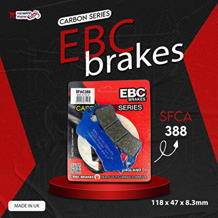 Ebc Sfac388 Honda Silverwing 600 Karbon Ön Fren Balatası