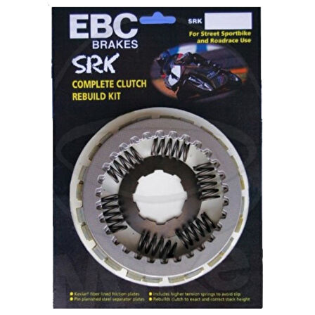 EBC SRK124 YAMAHA MT-09 / TRACER 14-20 KOMPLE FİBER DEBRİYAJ SETİ