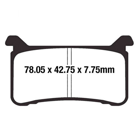 EBC FA700HH HONDA CBR600/1000 17-20 , VFR800X 17-18 SINTER ON FREN BALATASI
