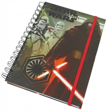 A5 Defter Star Wars Episode VII Kylo Ren &amp; Troopers