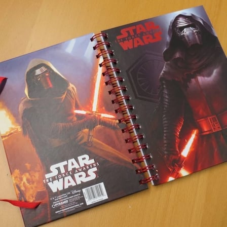 A5 Defter Star Wars Episode VII Kylo Ren Dark