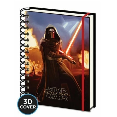 A5 3 Boyutlu Defter Star Wars Episode VII Kylo Ren