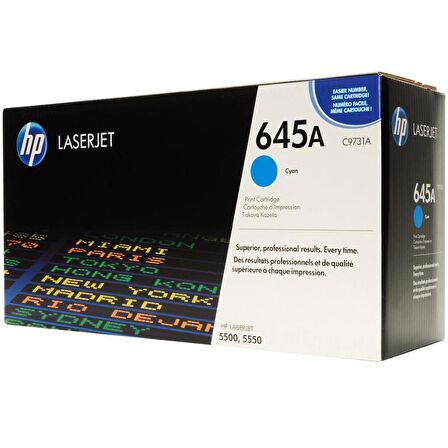 Hp 645A Cyan Mavi 12.000 Sayfa Toner C9731A