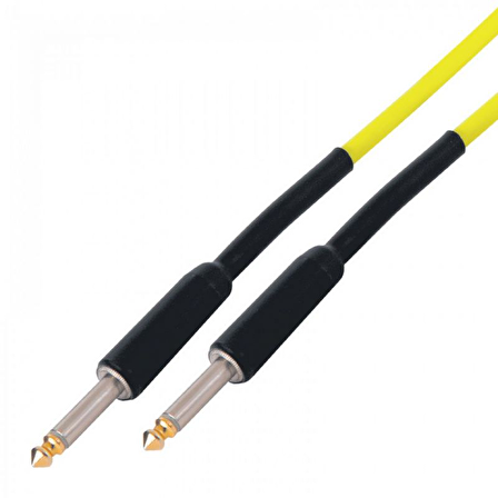 GYC 10NYL 10FT/3M Neon Yellow Enstruman Kablosu