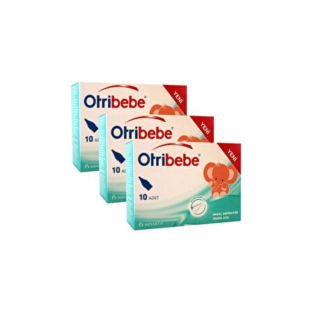 Otribebe Nazal Aspiratör Yedek Uç 10'lu - 3 Kutu