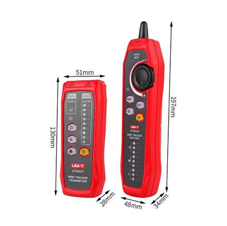 Unı-t UT 683 Kit Network Kablo Bulucu Test Cihazı