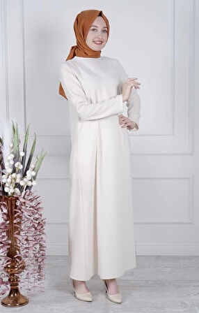 WHITE CORNER Elbise 1106 Bej