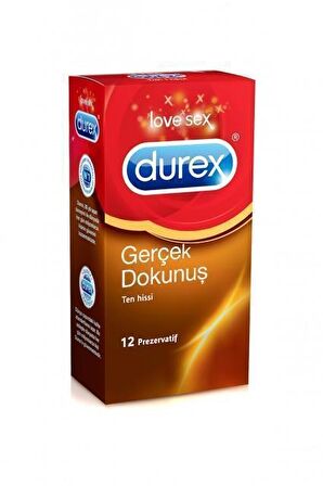 Durex Prezervatif Gerçek Dokunuş 12 Li