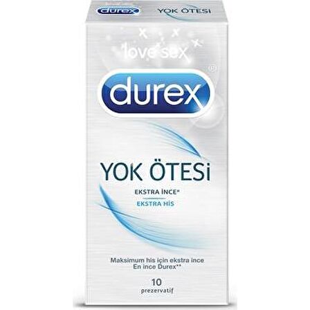 PRZ. DUREX YOK ÖTESİ EKSTRA HİSSET  10 LU