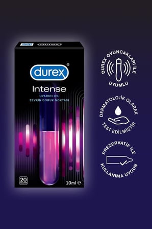 Durex Chill Karma Paket Prezervatif 20’li+ Durex Intense Uyarıcı Jel, 10 ml