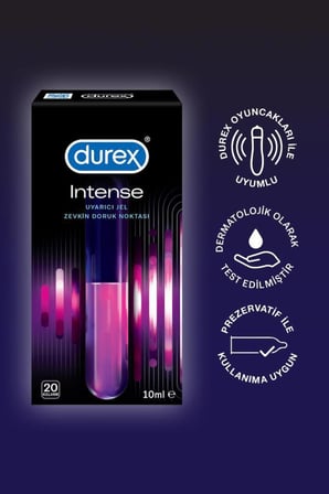 Durex Chill Karma Paket Prezervatif 20’li+ Durex Intense Uyarıcı Jel, 10 ml