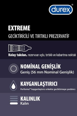 Durex Chill Karma Prezervatif 20’li +Durex Extreme Geciktiricili Prezervatif 20'li Avantaj Paketi