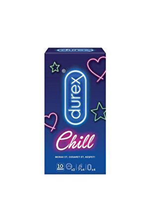 Durex Chill 10'lu Prezervatif x 2 Adet