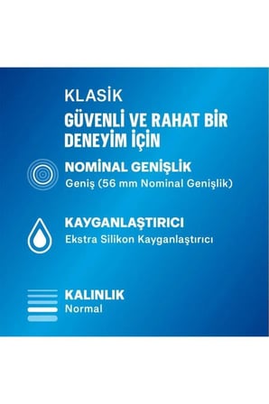 Klasik Prezervatif 30'lu, Temel Koruma, Standart Fit