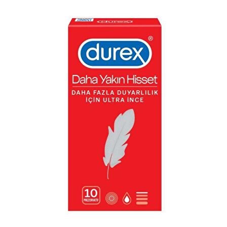  Durex Daha Yakın Hisset 10li Prezervatif