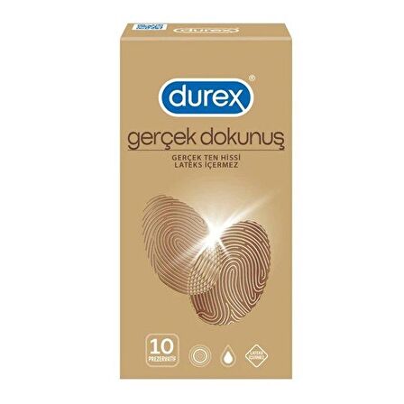 Durex Prezervatif Gerçek Dokunuş 10 Adet