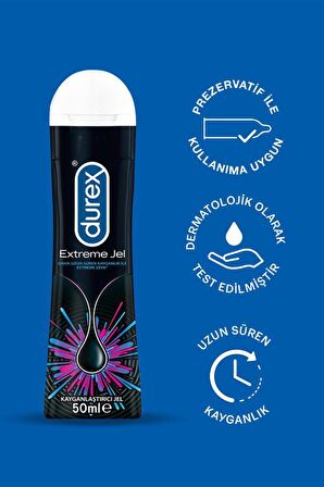 Durex Hisset 50ml + Çilek Jel 50ml + Intense Uyarıcı Jel + Extreme Anal Kayganlaştırıcı Jel 50ml