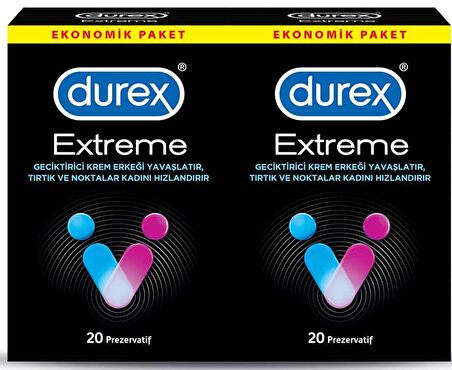 Durex Extreme Geciktiricili Prezervatif 40 li