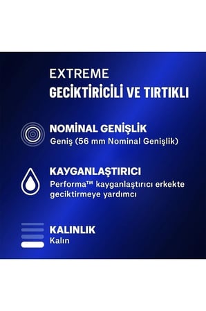 Maraton Geciktiricili Prezervatif 20'li + Durex Extreme Geciktiricili ve Tırtıklı Prezervatif 20'li