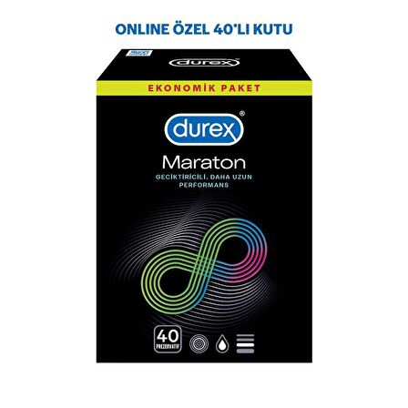 Durex Maraton 40'lı Geciktiricili Prezervatif