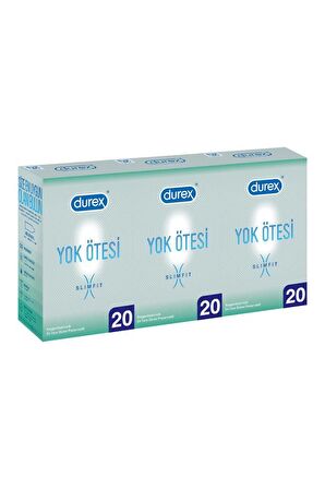 Durex Yok Ötesi Slim Fit 60'lı İnce Prezervatif