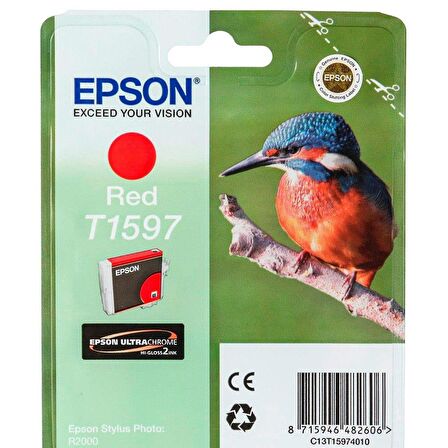Epson T1597 C13T15974010 Kırmızı Red Kartuş