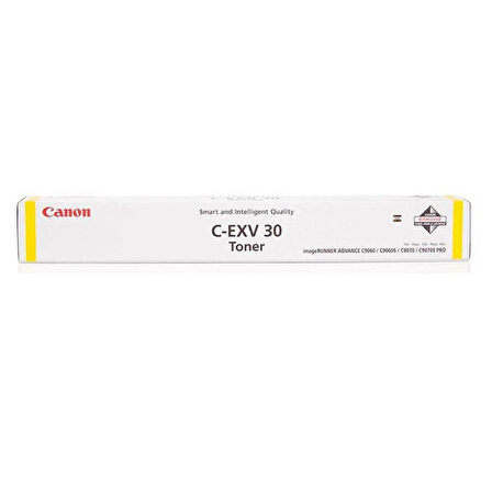 Canon C-EXV-30- 2803B002 Sarı Orijinal Fotokopi Toneri