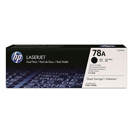 Hp 78A Ce278Ad Toner İkili Paket