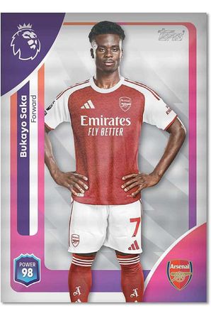 Topps Premier League 2025/26 10'lu Futbolcu Kartı Paketi 3+ Özel Kart Debut Edition 