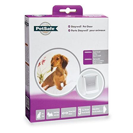 PetSafe 715 Ef Staywell Orjinal 2 Yönlü Kilitli Kapı Küçük Boy Beyaz