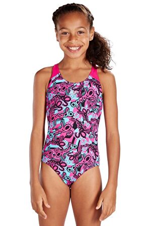 Speedo 8-07386B - Endurance 10 Kız Çocuk Yüzücü Mayosu