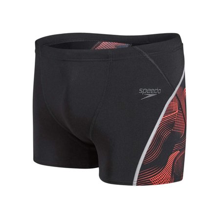 Speedo Spdfıt Graphıc Asht Am Black/Red Erkek Mayo  8-10824B346