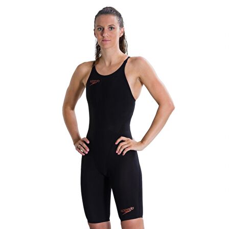 Speedo Bayan Mayo LZR Element Opbk Kskn Af Blk/Brown 8-11353C147