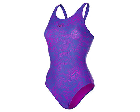 Speedo Kadın Yüzücü Mayosu mor Boom Alov Msbk Af Blu Purp 8-10818C265